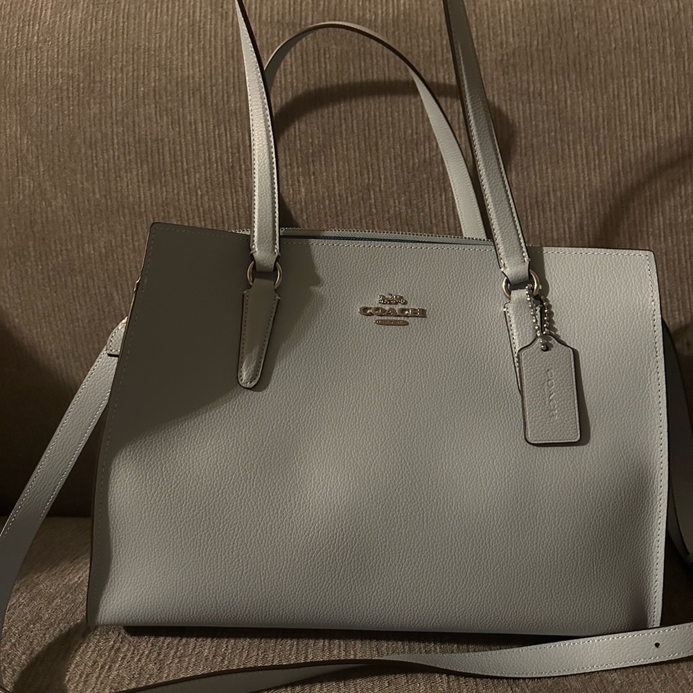 Coach crossbody bag color powder blue Brand new